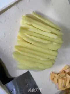 Make Potato fries step 1
