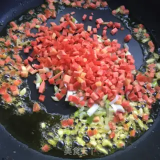 Make Soy sauce, fried rice step 6