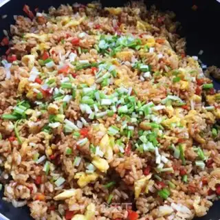 Make Soy sauce, fried rice step 10