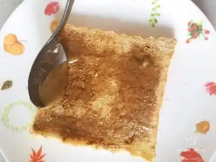 Make Egg sandwich with sesame sauce step 3