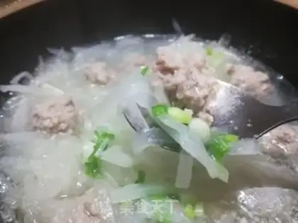 Make radish meatball soup step 10