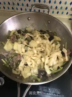 Make Potato chicken knife step 8