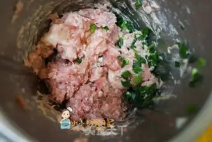 Make Pork dumplings step 2