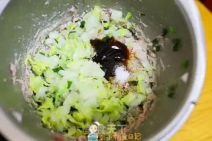 Make Pork dumplings step 4