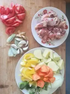 Make Xinjiang chicken step 1