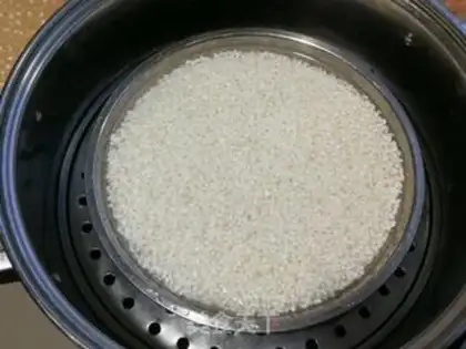 Make Steam rice step 1