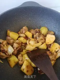 Make Xinjiang chicken step 5