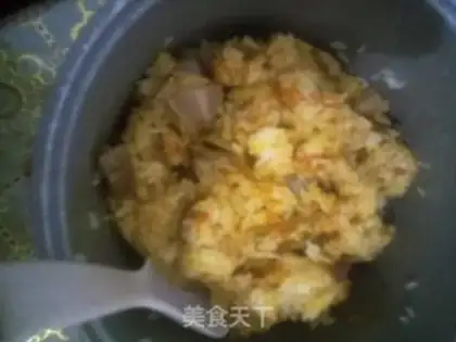 Make Pumpkin rice step 5