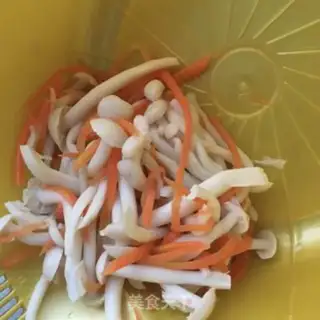 Make Meat peppers, white mushrooms step 7