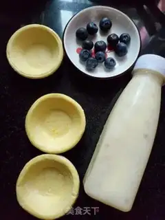 Make Blueberry balls step 0