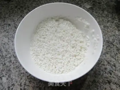 Make Steam sausage rice step 2