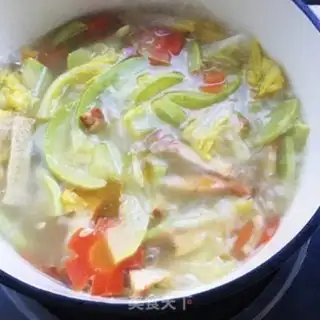 Make Vegetable soup with tofu step 9