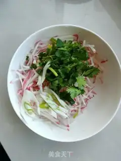 Make The hot peppers and radish step 2