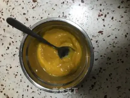 Make Pumpkin chestnut cake step 4