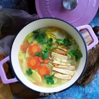 Make Vegetable soup with tofu step 12