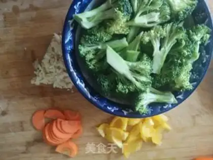 Make Garlic broccoli step 0
