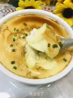 Make Shrimp skin steamed eggs step 5