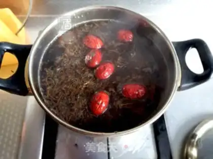Make Red-tree milk tea step 2