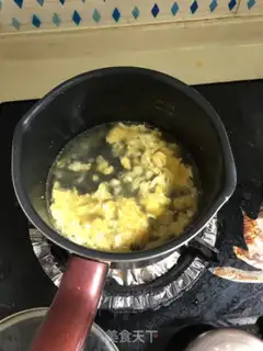 Make spinach omelet soup step 3