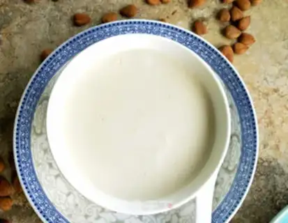 Make Almond tea step 4