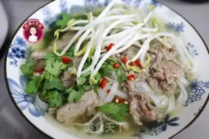 Make Vietnamese beef river powder step 14