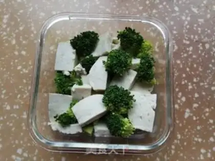 Make Tofu eggs step 1
