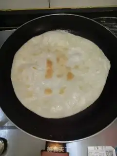 Make Egg burrito step 8