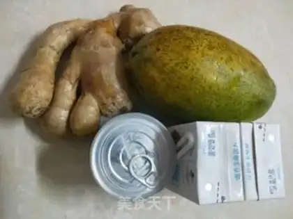 Make Cucumber ginger on milk step 0