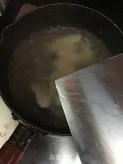 Make Sweet soup of ginger potatoes and eggs step 4
