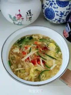 Make Spicy cucumber soup step 17