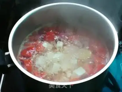 Make Onion shrimp tofu soup step 5