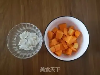 Make Milky pumpkin soup step 1