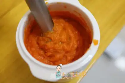 Make Carrot pine toast step 1