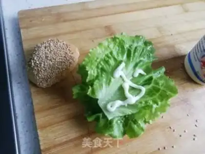 Make Homemade cod burger step 7