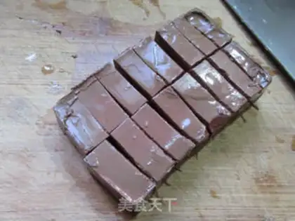 Make Pork blood with tofu step 1
