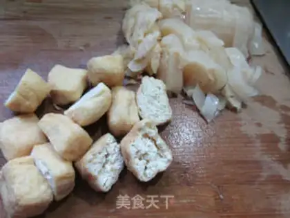 Make Pork blood with tofu step 2