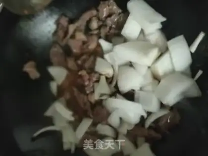 Make Onion beef step 4