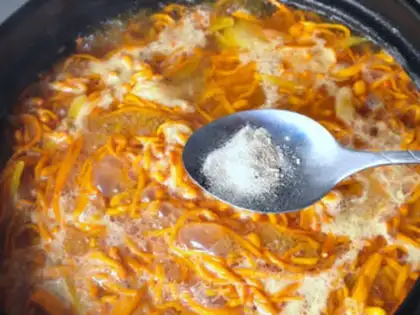 Make Worm and grass soup step 9