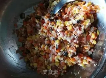 Make Corn meat steam step 4