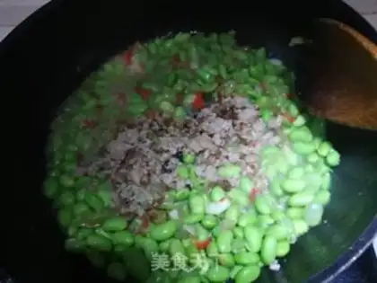 Make Bean fried meat step 8
