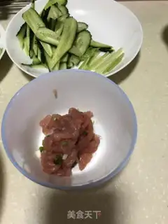 Make Pumpkin cucumber step 2