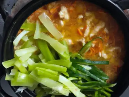 Make Worm and grass soup step 13