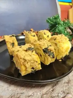 Make Meat pine moss cake roll step 12