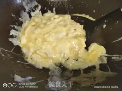 Make Egg sausage fried rice step 3