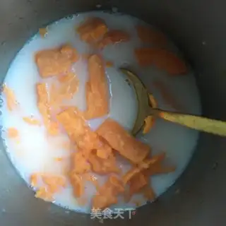 Make Sweet sweet sweet potato milk step 4