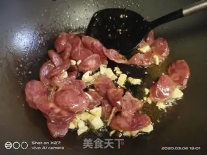 Make Bean sprout sausage step 2