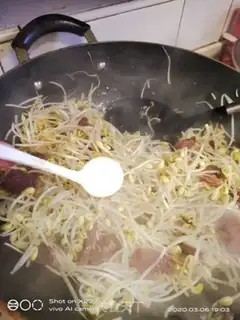 Make Bean sprout sausage step 6