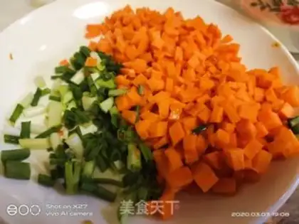 Make Carrot egg fried rice step 0