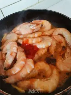 Make Simple eggplant juice, shrimp step 4