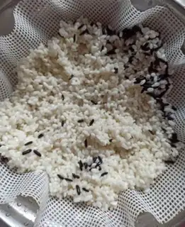Make Coconut mango rice step 3